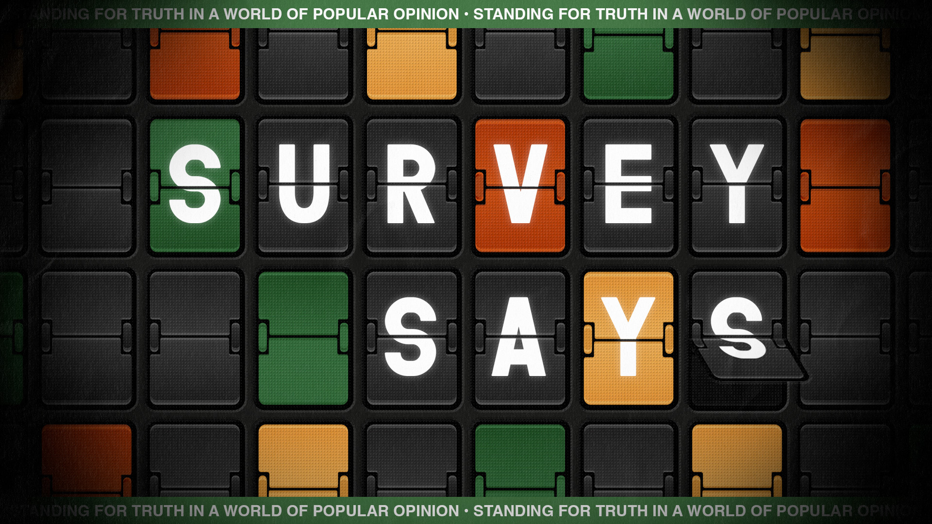 Current Message Series: Survey Says Image