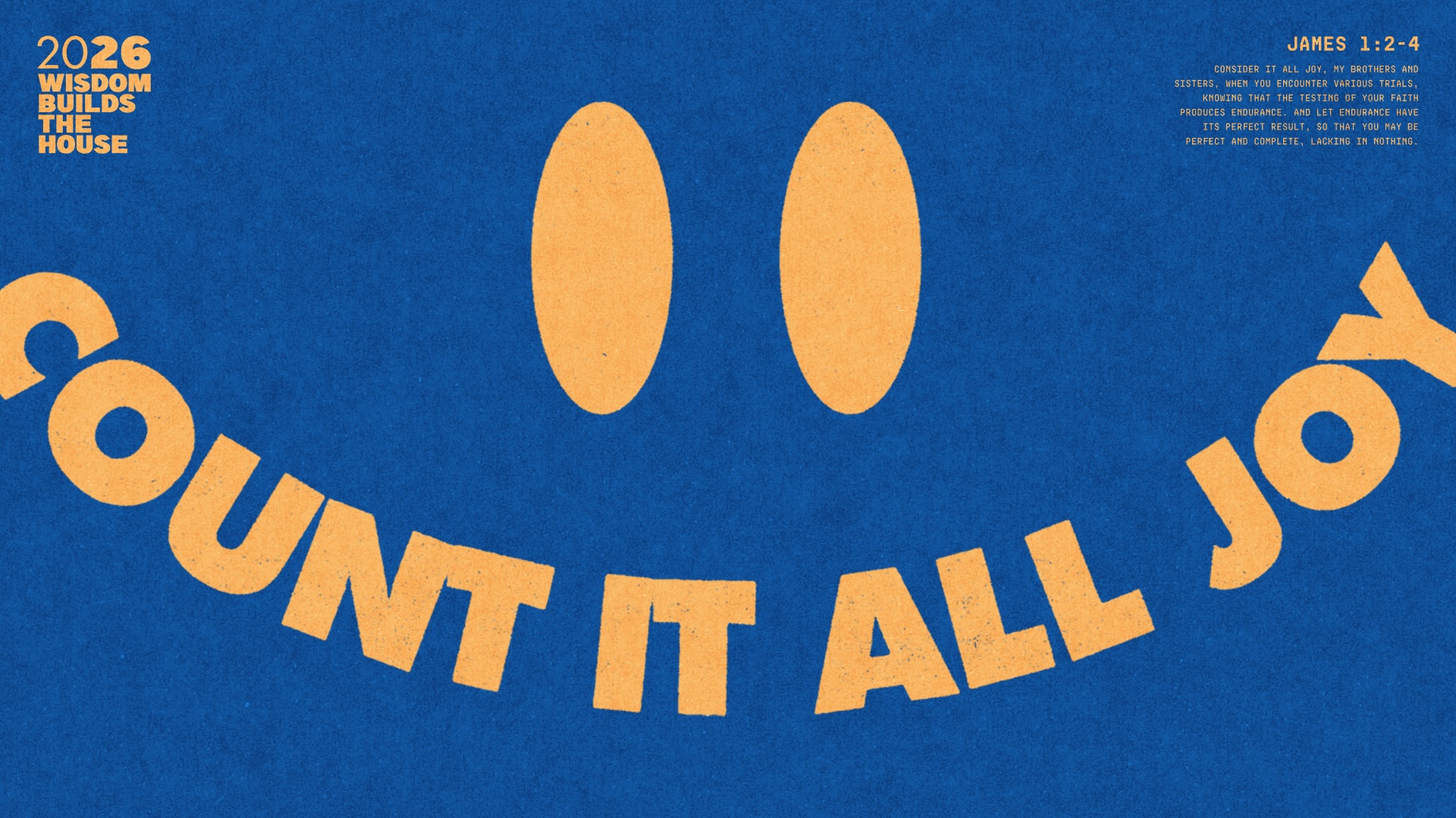 New Message Series: Count It All Joy Image