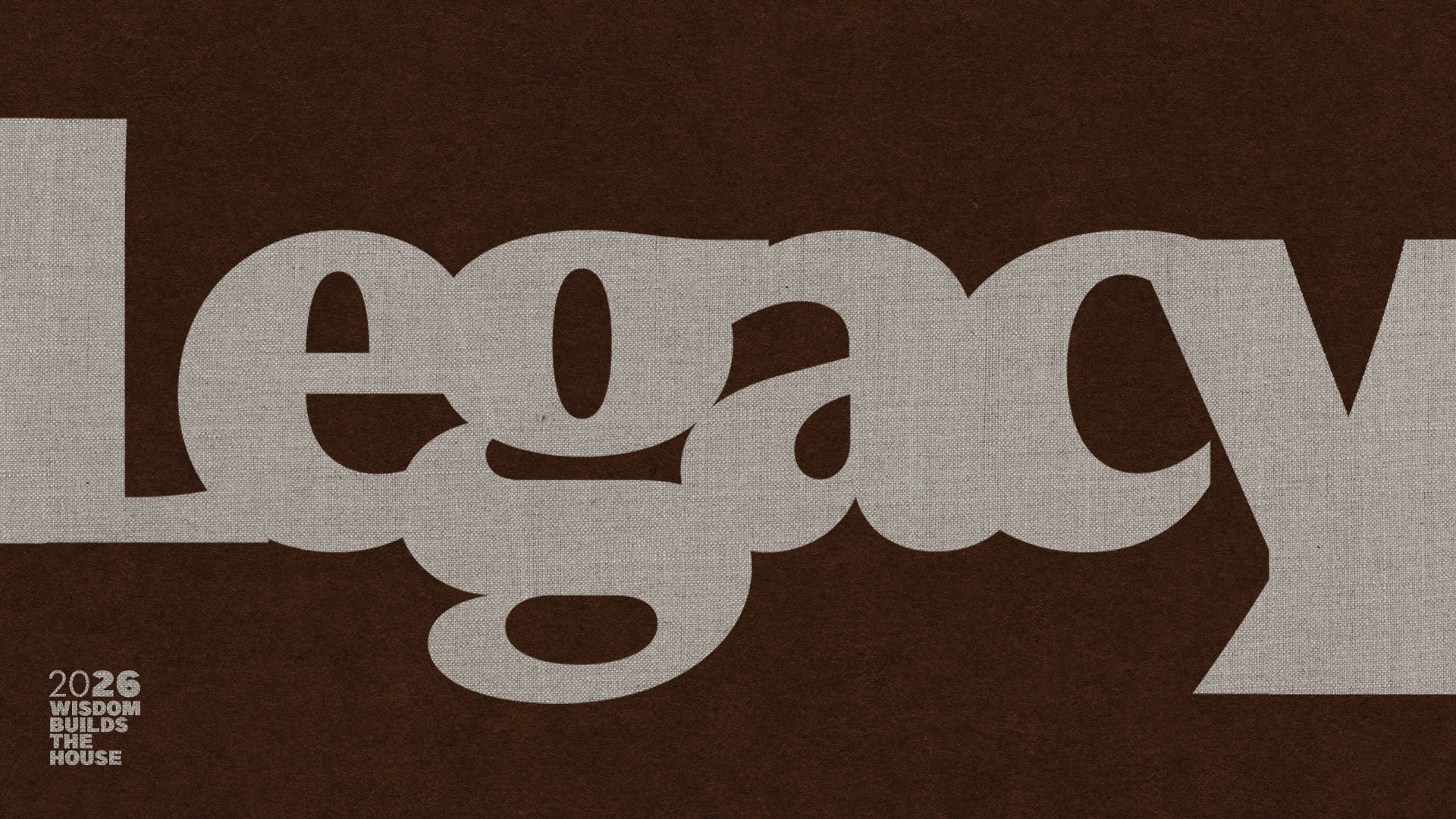 New Message Series: Legacy Image