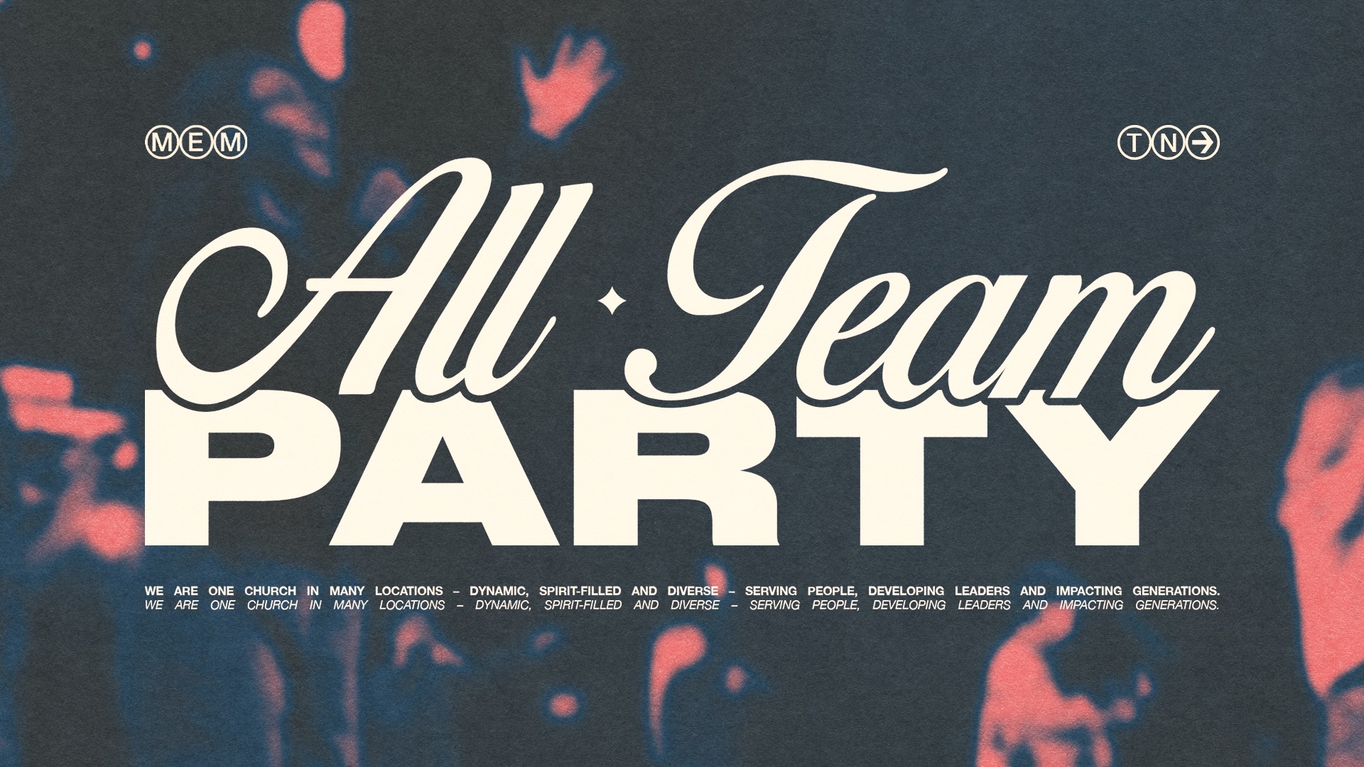 All Team Party Header
